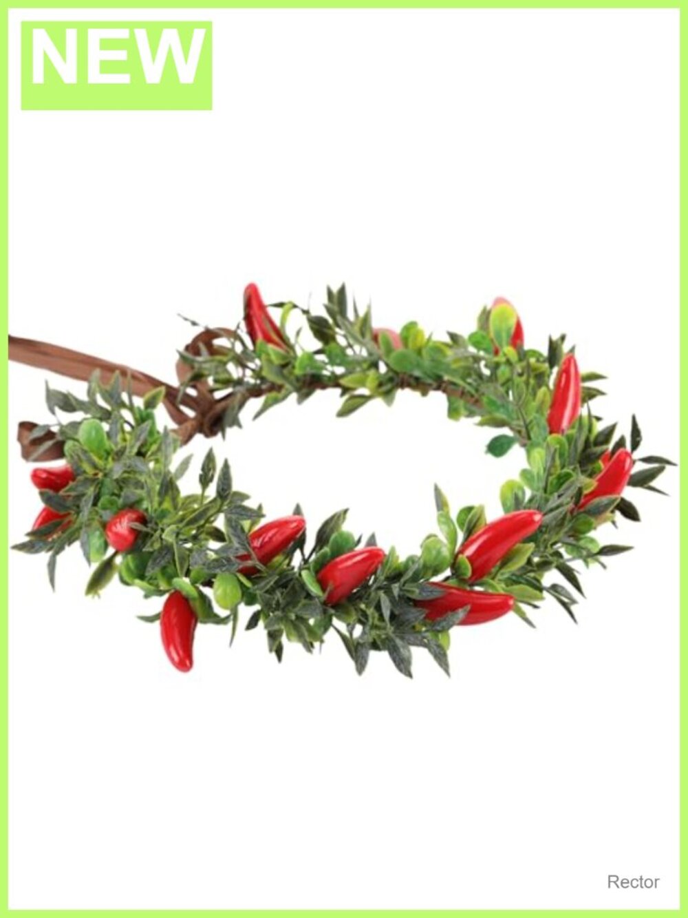 Handmade Chili Pepper Headband Adjustable Festival Hair Accessory